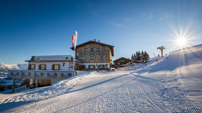 Unsere Rübezahl-Hütte im Winter